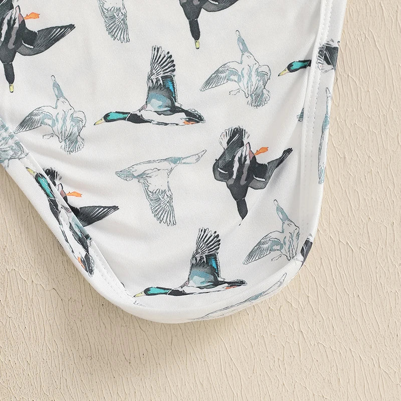 Organic Cotton Long Sleeve Baby Sleep Sack with Cute Animal Print Newborn Gown Baby Wearable Blanket for Girls and Boys