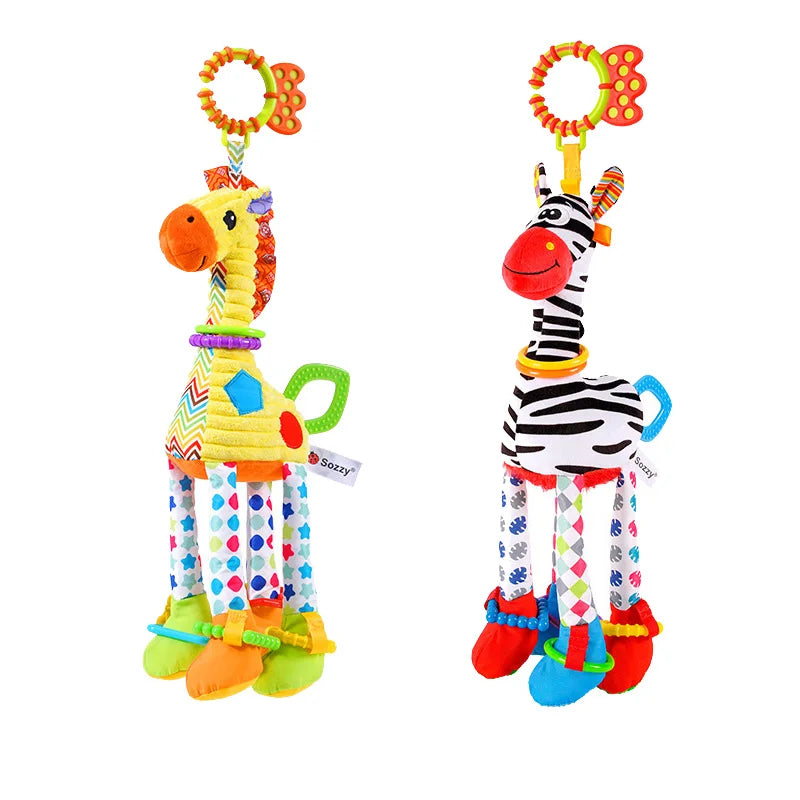 Baby Rattle Musical Caterpillar Worm Soft Infant Plush Toys Educational Interactive Sensory Toy for Babies Newborn Toddler Gift