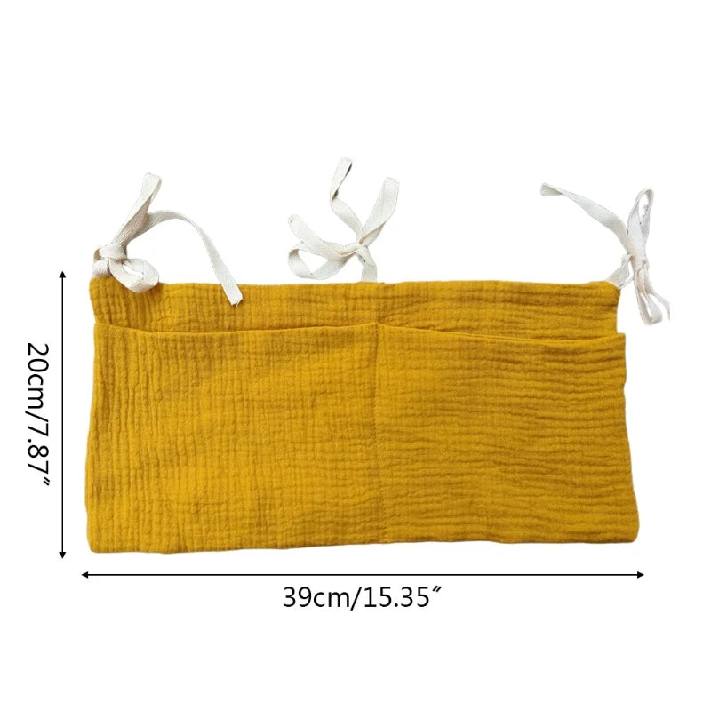 Baby Diaper Bag Multifunctional Crib Storage Bag Toddler Bed Headboard Organizer For Kids Baby Bedding Accessories Newborn