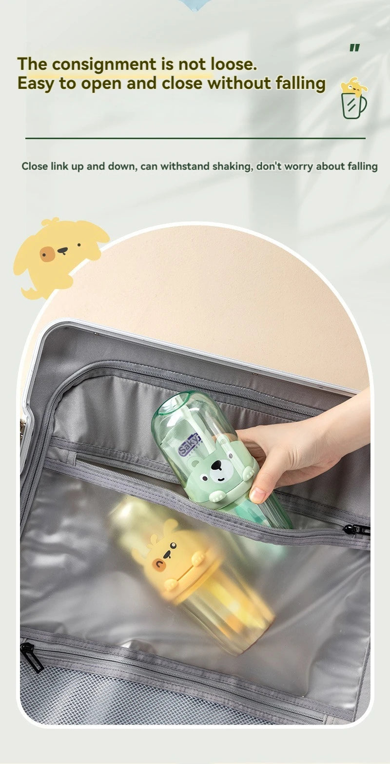 Travel Mouthwash Cup, Brushing Cup, Toothbrush, Toothbrush Cup, CHILDREN'S Set, Portable Home Washing and Toothpaste Storage
