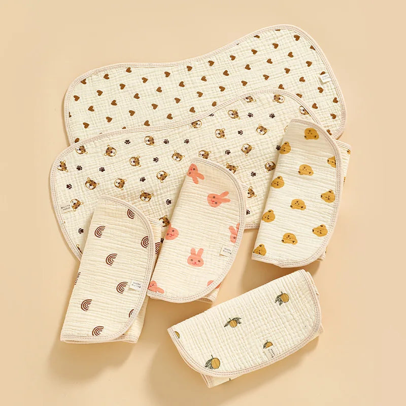 PortableBaby Burp Cloth Absorbent & Soft Burping Cloth Towel Wash Cloth Suitable for Girls Boys Present