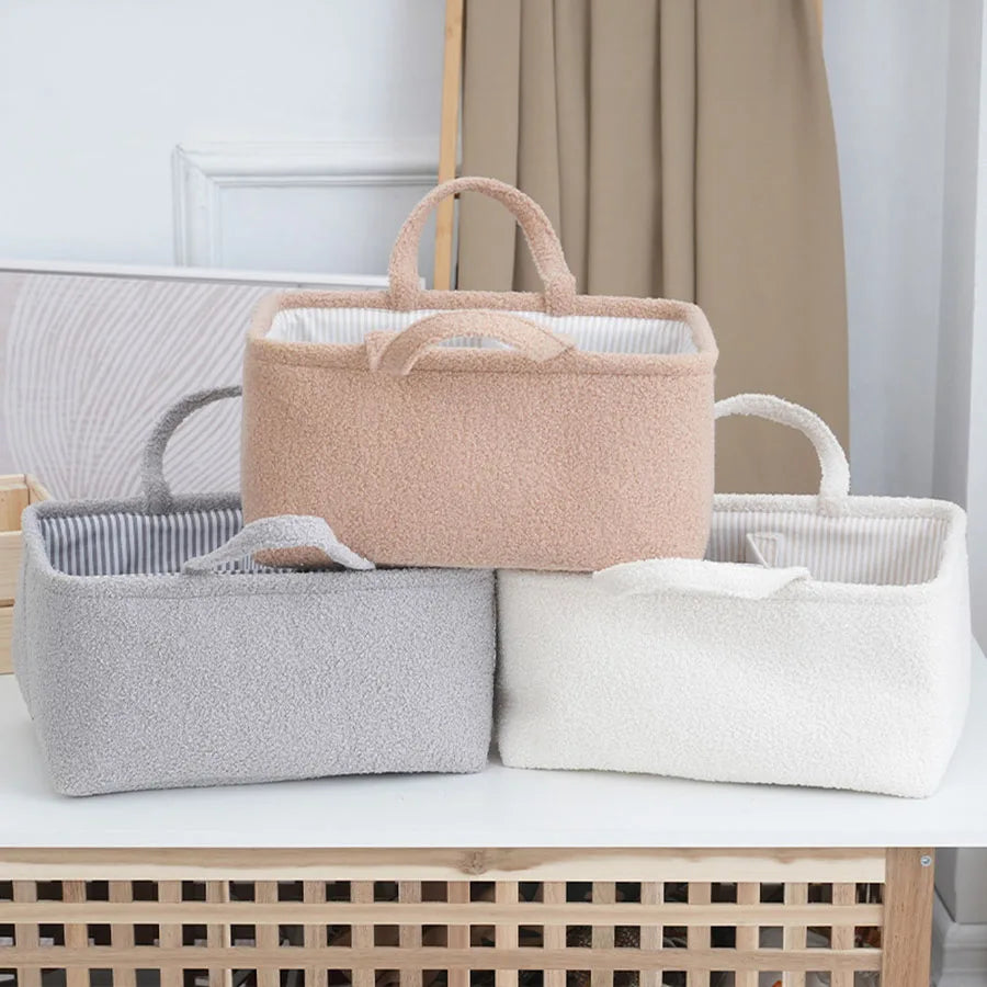 Travel Portable Mommy Bag Diaper Bag Feeding Bottle Storage Handbag Multifunctional Baby Products Organizer Basket