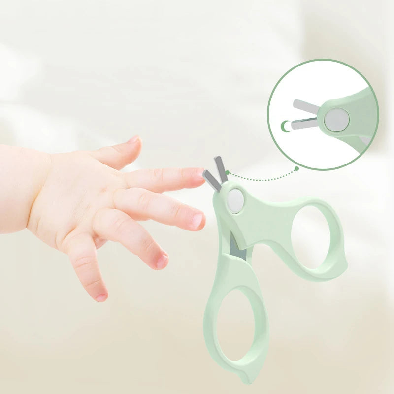 Baby Care Nail Clippers Fold Up Nail Clippers Nail Trimmer Infant Nail Trimming Kit Newborn Grooming Safety Nail Cutter