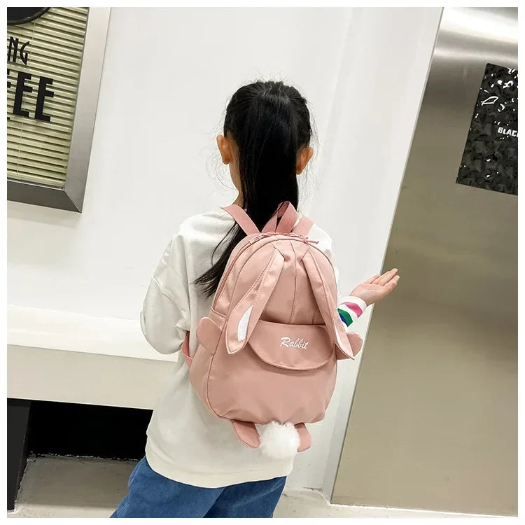 Fashion Children School Bags Bunny Portable Backpacks Kids Travel Rucksacks Cute Boys and Girls School Book Backpack Chest Bag