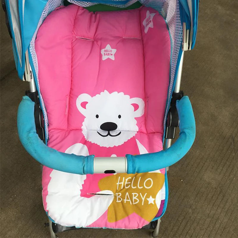 Baby Kids Highchair Cushion Pad Mat Booster Seats Cushion Pad Mat Feeding Chair Cushion Pad Stroller Cushion Mat Cotton Fabric