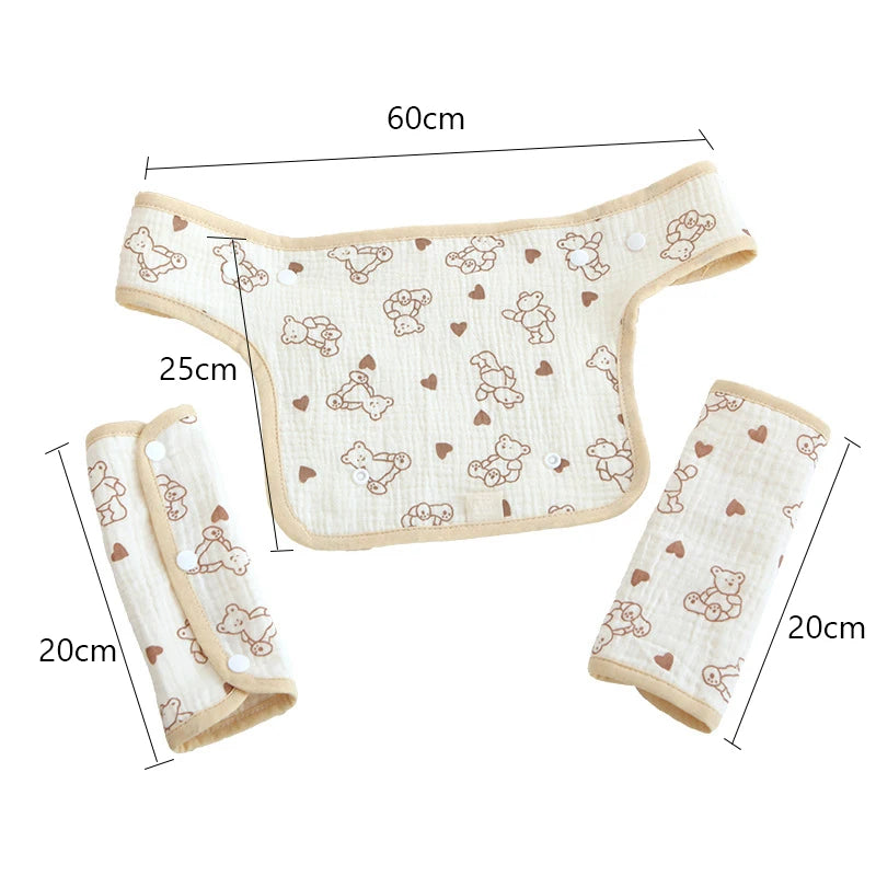 Baby Waist Stool Drool Bib Newborn Infants Teething Soft Cotton Pad Saliva Towel Multi-Function Baby Strap Dinner Dropshipping