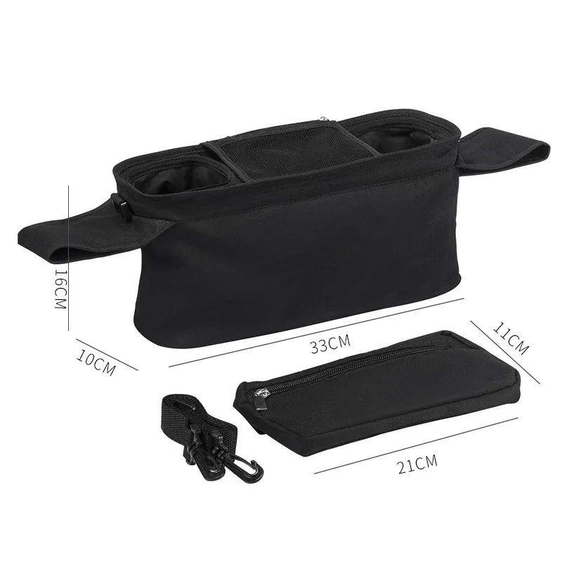 Baby Stroller Storage Bag Mummy Large Capacity Travel Hanging Bag Phone Bottle Holder Pram Diaper Bags Baby Stroller Accessories