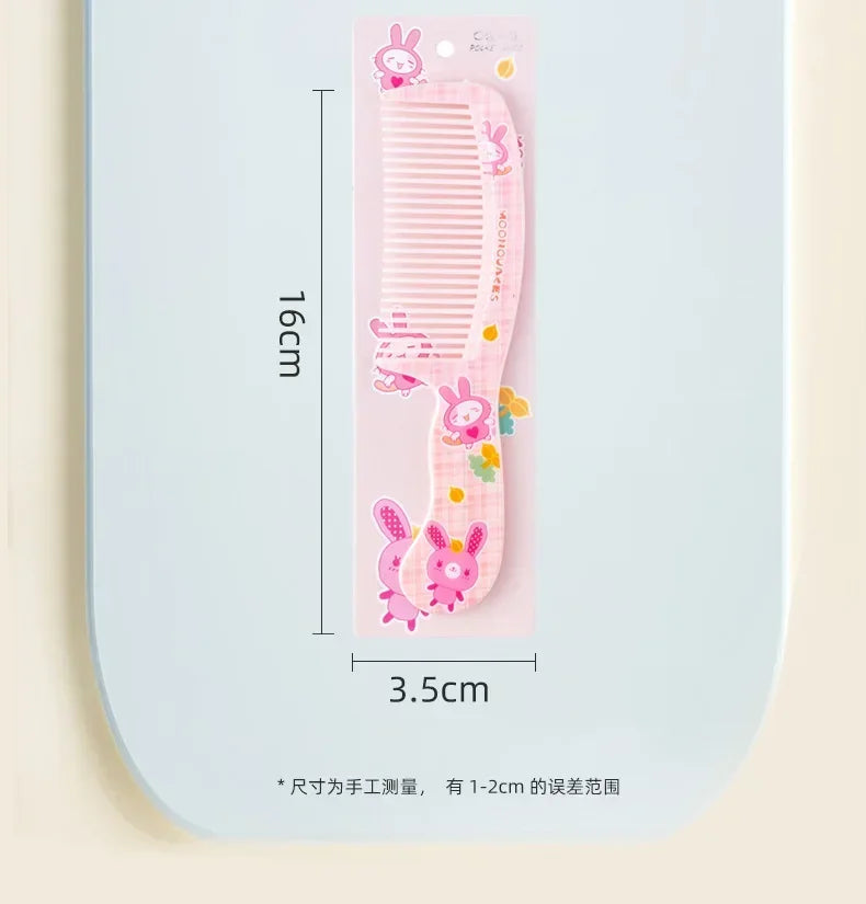 Baby Portable Untangling Hair Brush Health Care Tools Combs Kids Cute Rabbit Bear Children Hairbrush Comb for Girls Accessories