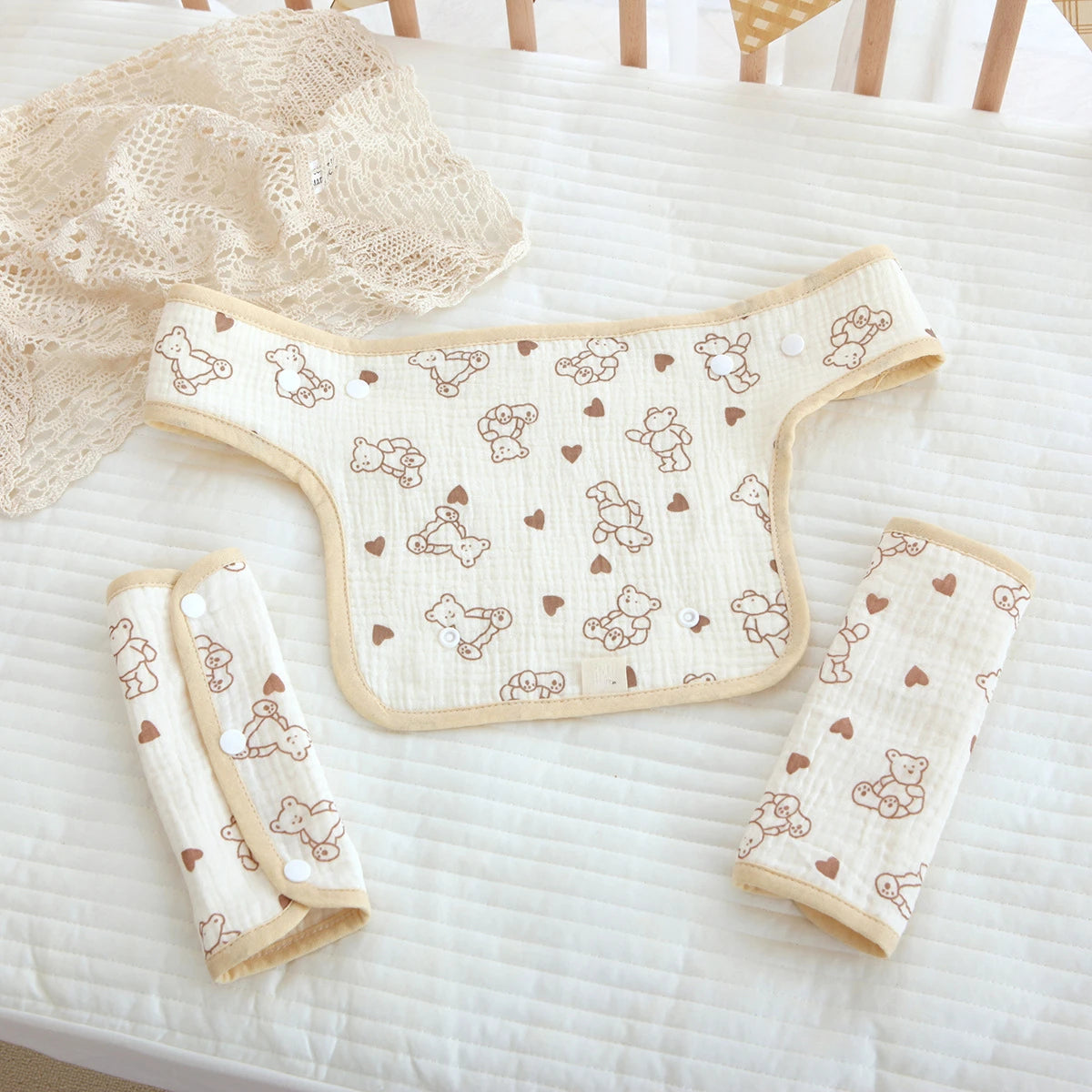 Baby Waist Stool Drool Bib Newborn Infants Teething Soft Cotton Pad Saliva Towel Multi-Function Baby Strap Dinner Dropshipping
