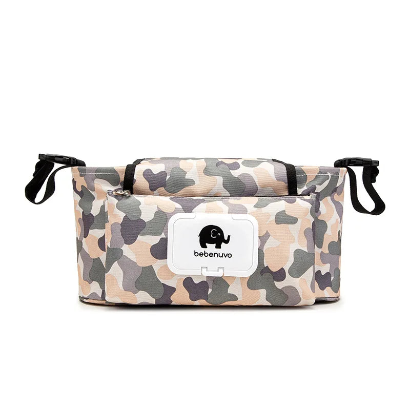 Baby Stroller Organizer Bag Waterproof Nappy Diaper Bag Travel Carriage Pram Cart Basket Hook Stroller Accessories Mummy Bag