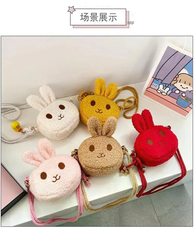 New Cute Little Rabbit Baby Girls Handbags Fashion School Bags for Girls Kids Small Shoulder Lunch Bags Child Girl Backpacks