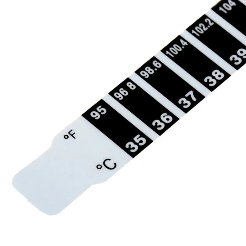 10/20Pcs Forehead Head Strip Thermometer Water Milk Thermometer Fever Body Baby Child Kid Test Temperature Sticker Baby Care