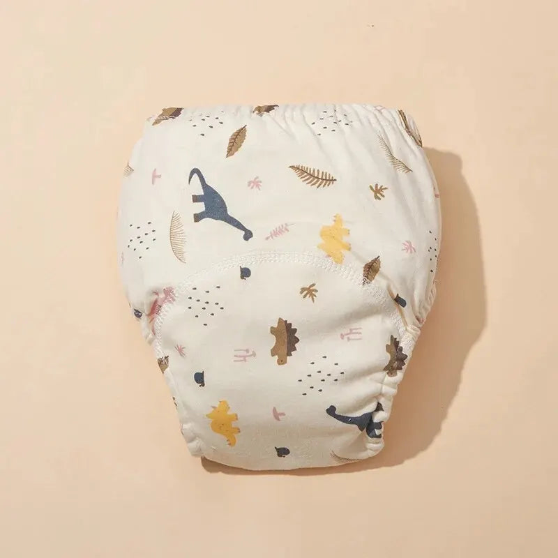 6 Layer Waterproof Reusable Cotton Baby Training Pants Infant Shorts Underwear Cloth Baby Diaper Nappies Panties Nappy Changing