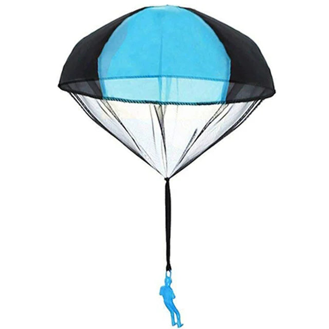 4Pc Hand Throwing Parachute Children Mini Parachute Outdoor Beach Toy Educational Parent Child Entertainment Toys