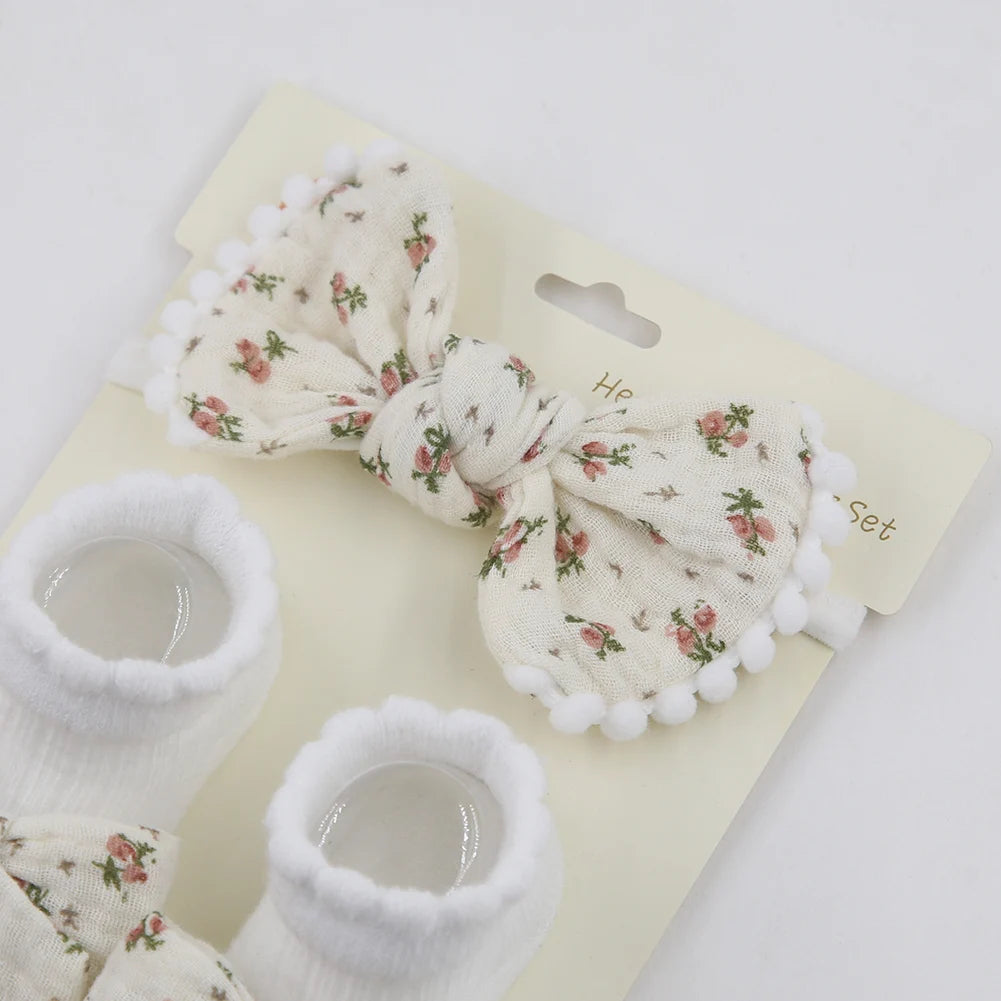 3Pcs/Set Newborn Baby Girls Leg Ruffled Long Cotton Cute Socks Kid Spring Clothing with Lacework Unisex Toddlers Cotton Soc