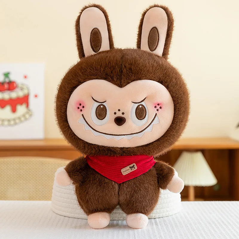 Rabbit Labubu Plush Toy Cartoon Cute Doll Cloth Doll Childrens Accompany Sleeping Soft Plush Pillow Doll Birthday Gift Kids Toys