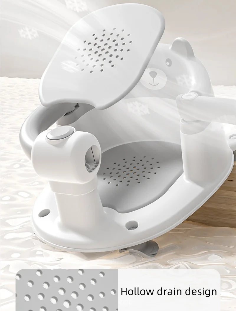 Baby home bath seat children bath artifact bath stool can sit baby bath chair bath tub bracket non-slip bath stool