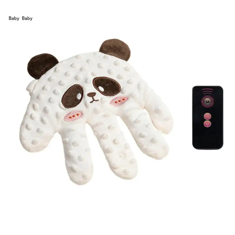 Cartoon Baby Sleep Aid Soothing Pillow Comforting Hand Detachable with Remote for Comfortable Newborns Sleeping