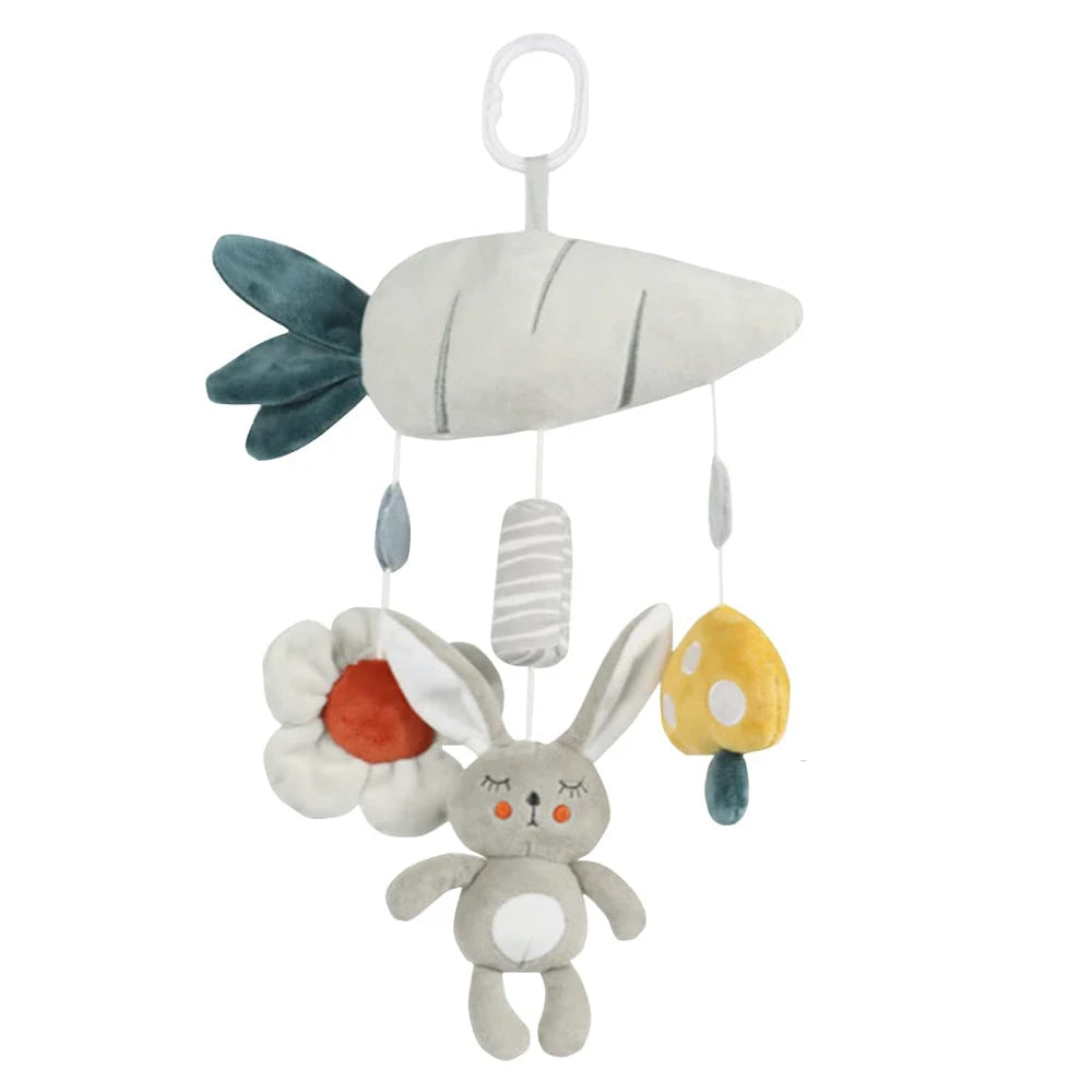 Car Seat Toys Infant Color Elephant Stroller Stretch Spiral Activity Baby Hanging Toys for Crib Mobile Newborn Sensory Toy Gifts