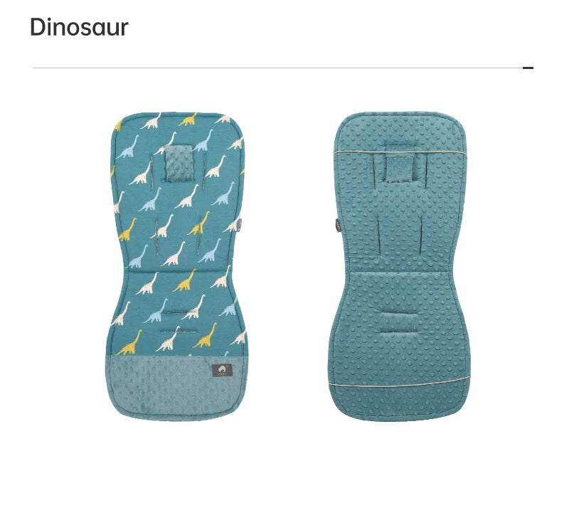 Stroller Cushion & Seat Belt Cover 2Pcs/Set Universal Baby Pram Seat Pad Soft Kids Pushchair Car Mat Stroller Accessories