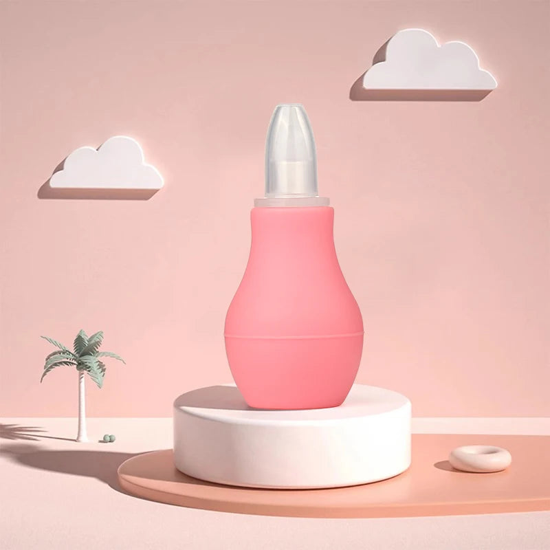 Simple Silicone Baby Nasal Aspirator Sucker Cleaner Nose Wash Anit Backflow Snot Cleaner