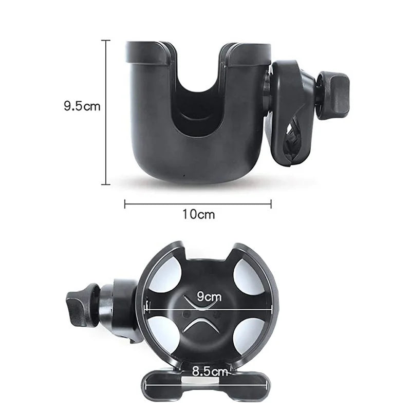 Baby Stroller Accessories coffee Cup Holder universal tricycle pram Water Bottle mobile phone and drink holder wheelchair cart