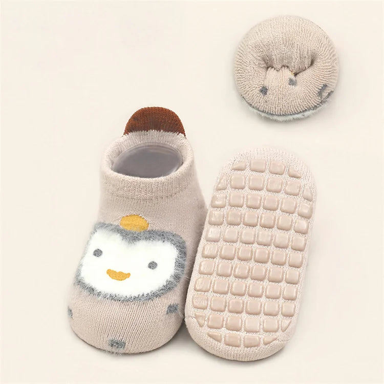 Lawadka Winter Kids Girl Boy Socks Anti Slip Cotton Baby Socks for Girls Boys Casual Soft Print Toddler Children's Sock Non-slip