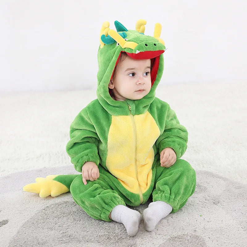 Toddler Outfit Unisex Baby Animal Costume Lion Costume for Kids Homewear Boys Jumpsuit Halloween Dress Up Romper
