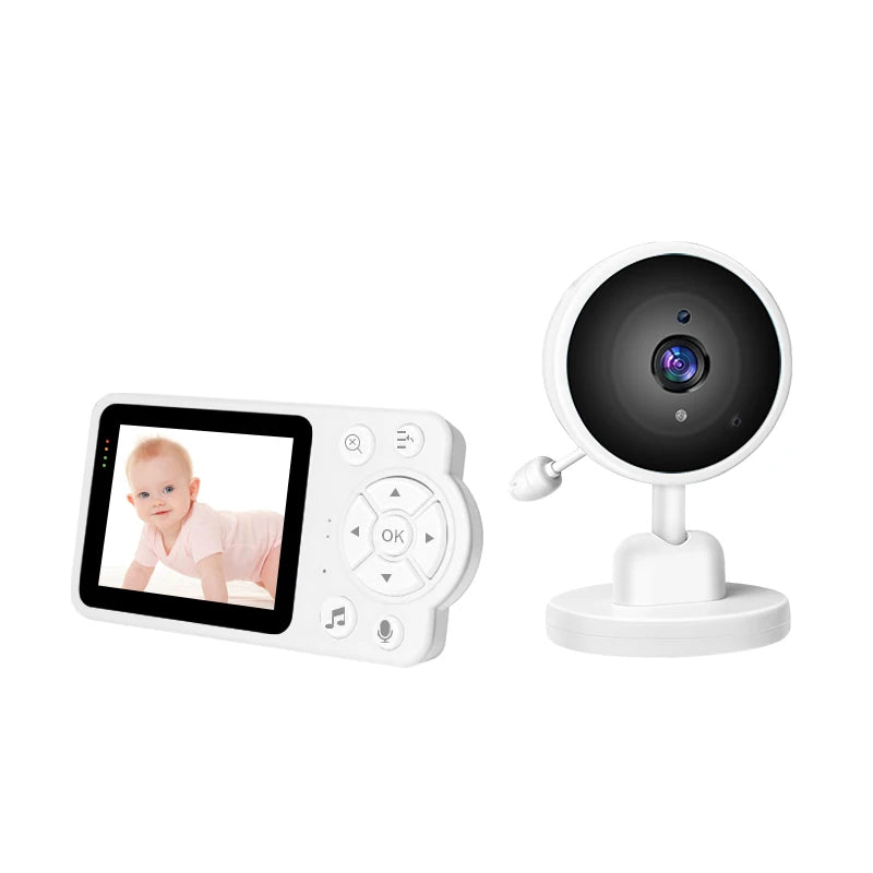Baby Care Infrared Night Vision Breastfeeding Reminder Temperature Detection Lullaby Wireless Connection Video Surveillance