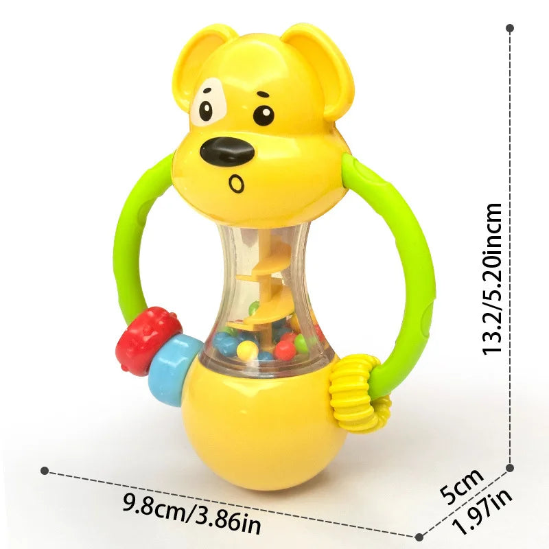 Baby Development Toys 0 6 12 Months Sensory Baby Teether Rattle Hand Grip Toys Soft Teething Educational Toys Games For Babies