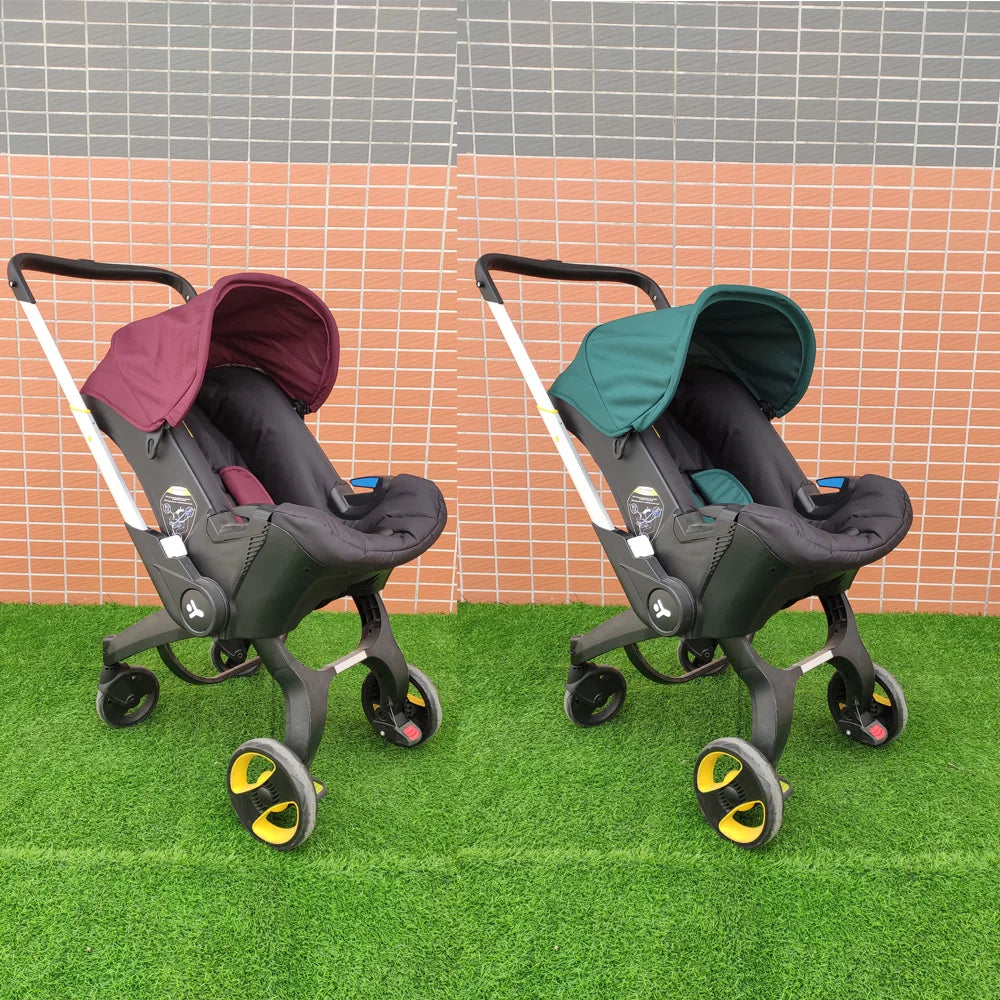 COLU KID® Baby Stroller Seat Cushion Change Kit Cloths Canopy Compatible With Doona Car Seat Stroller Accessories