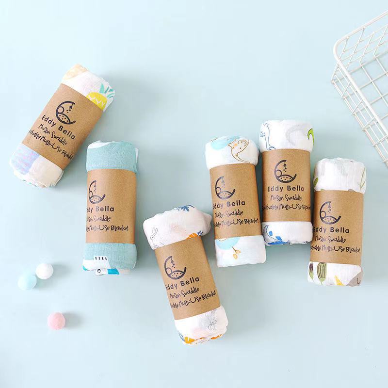 Baby Bath Towel Kids Bathrobe Child Blanket Wrap for Newborn Infant Toddler Boys Girls Gauze Cotton 110*110cm