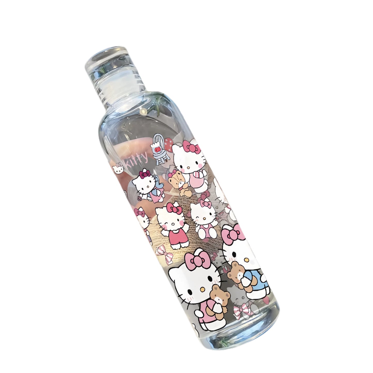 Hello Kitty High Capacity Water Bottle Fashion Sport Bottle Portable Travel Bottles Outdoor Fitness Sport Drinking Bottle Child