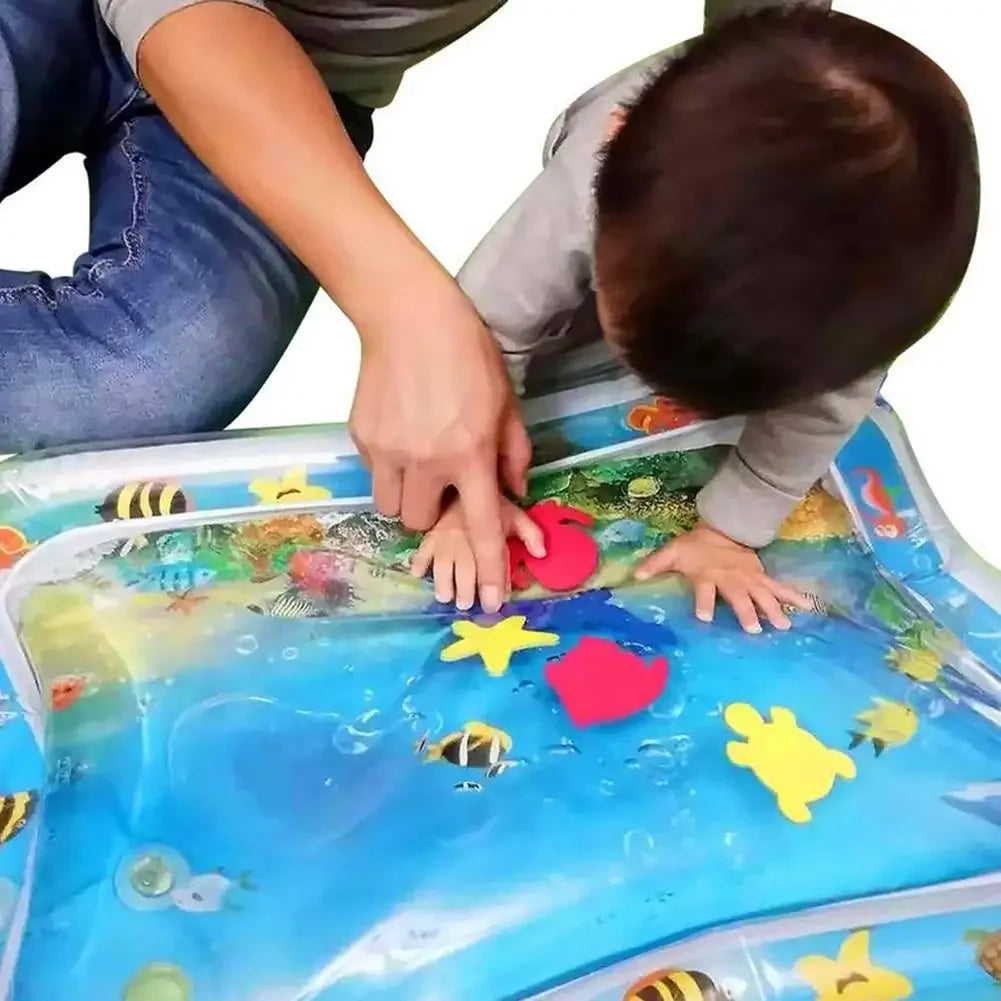 Infinno Inflatable Tummy Time Mat Premium Baby Water Play Mat for Infants and Toddlers Baby Toys