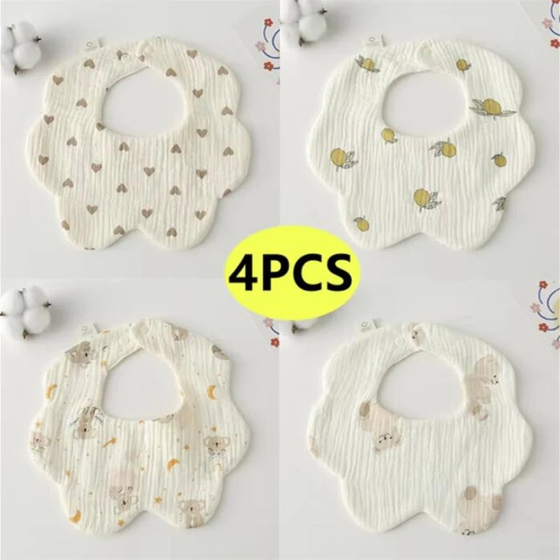 Newborn Baby Bibs Infant Burp Cloths Baby Stuff Feeding Drool Bandana Saliva Towel Toddler Bib Baby Accessories Dropshipping