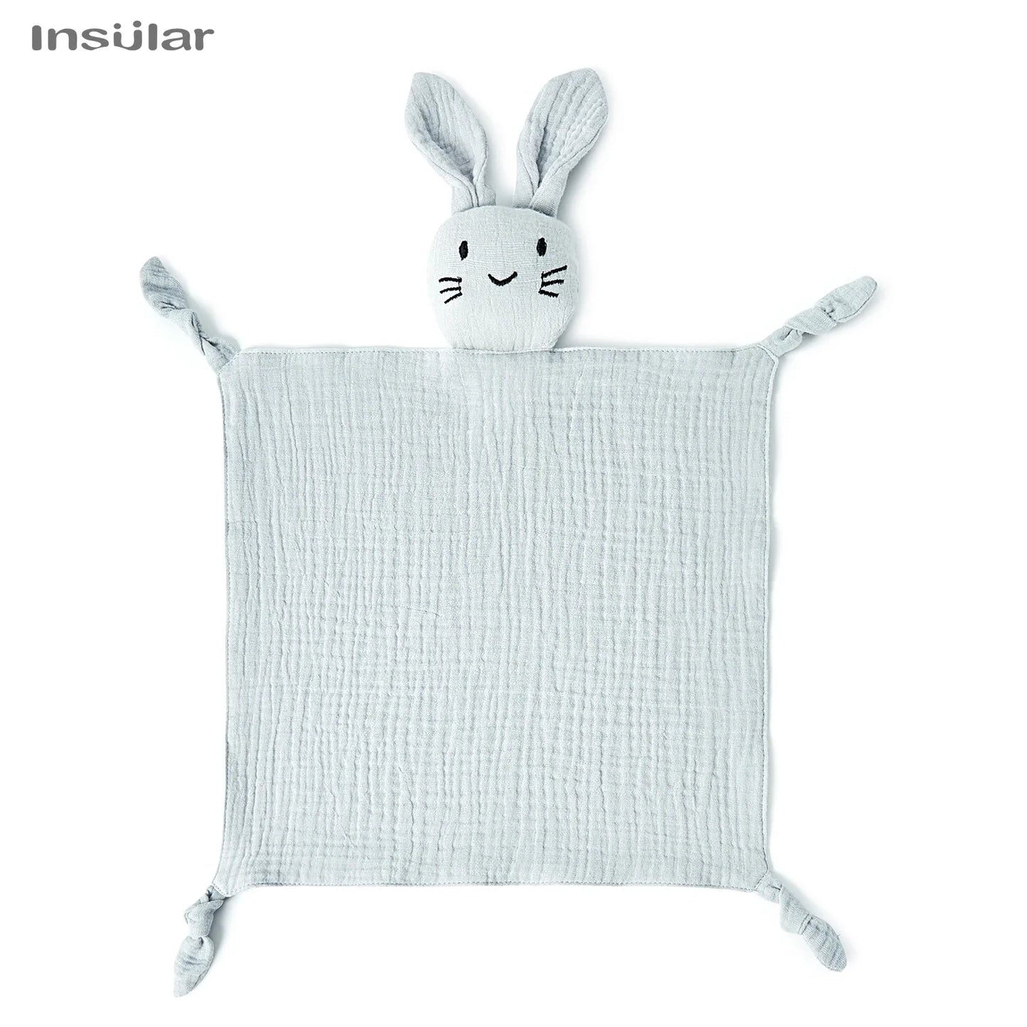 Muslin Baby Comfort Towel Cotton Comforter Blanket Soft Newborn Sleeping Dolls Kid Sleep Toy Soothe Appease Towel Bib