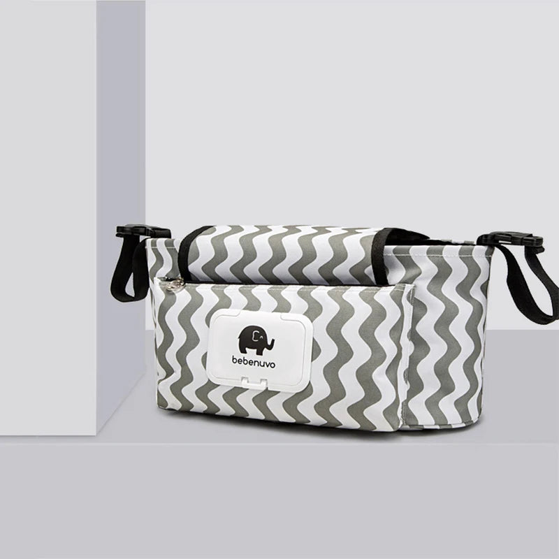 Baby Stroller Organizer Bag Waterproof Nappy Diaper Bag Travel Carriage Pram Cart Basket Hook Stroller Accessories Mummy Bag