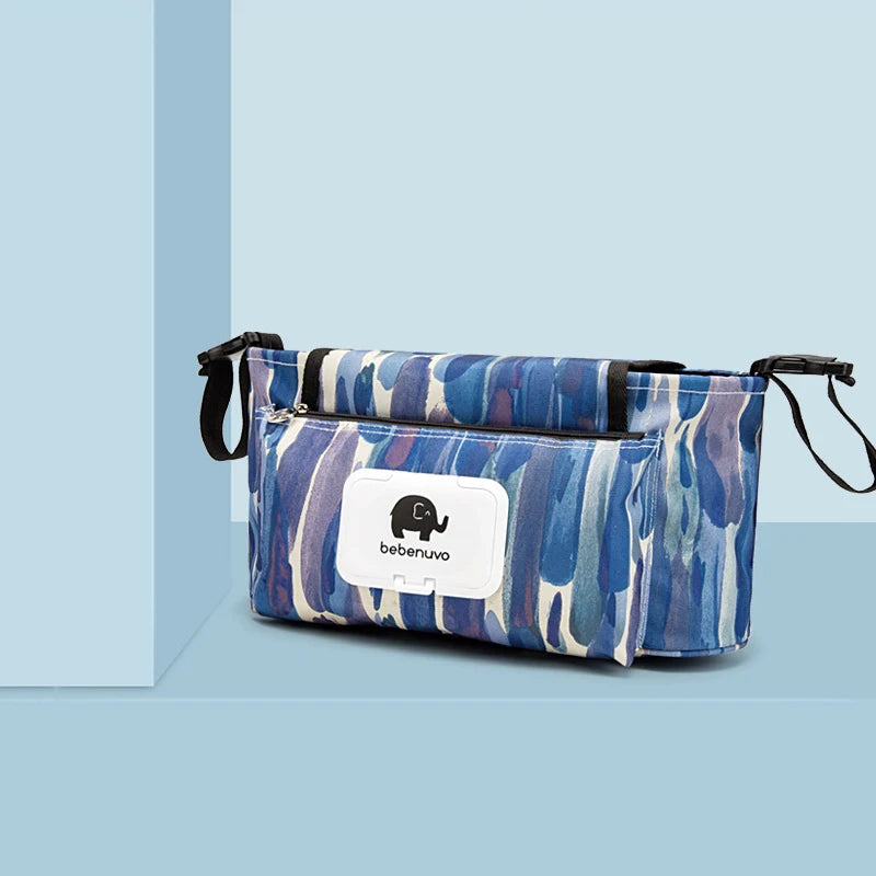 Baby Stroller Organizer Bag Waterproof Nappy Diaper Bag Travel Carriage Pram Cart Basket Hook Stroller Accessories Mummy Bag