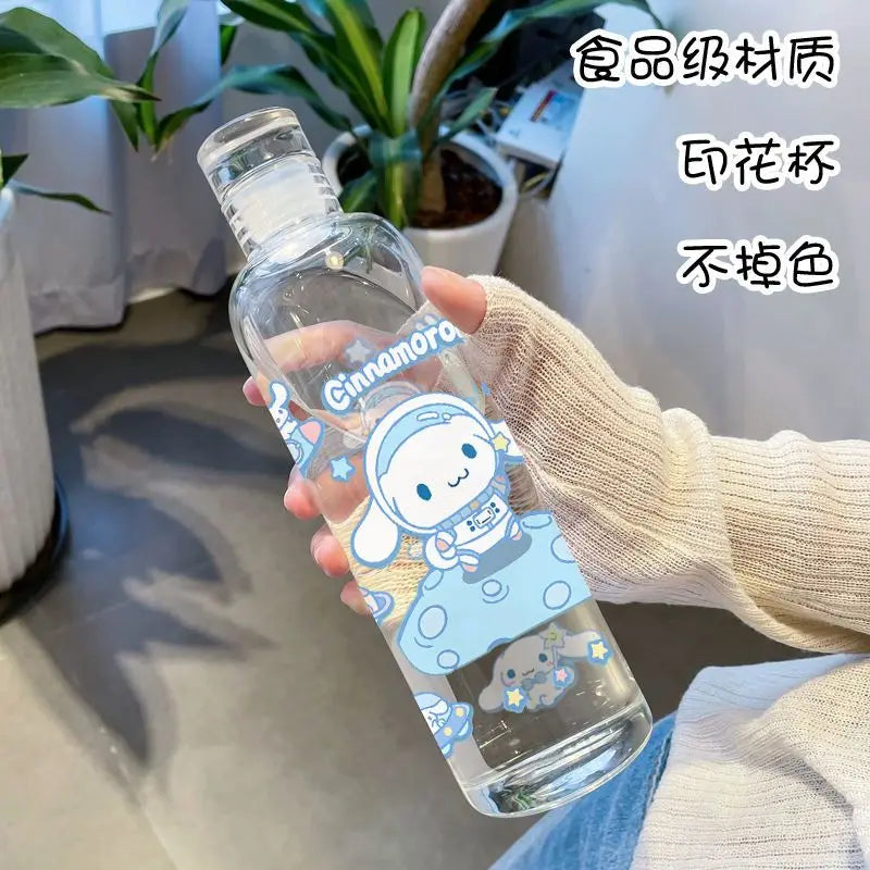 Hello Kitty High Capacity Water Bottle Fashion Sport Bottle Portable Travel Bottles Outdoor Fitness Sport Drinking Bottle Child