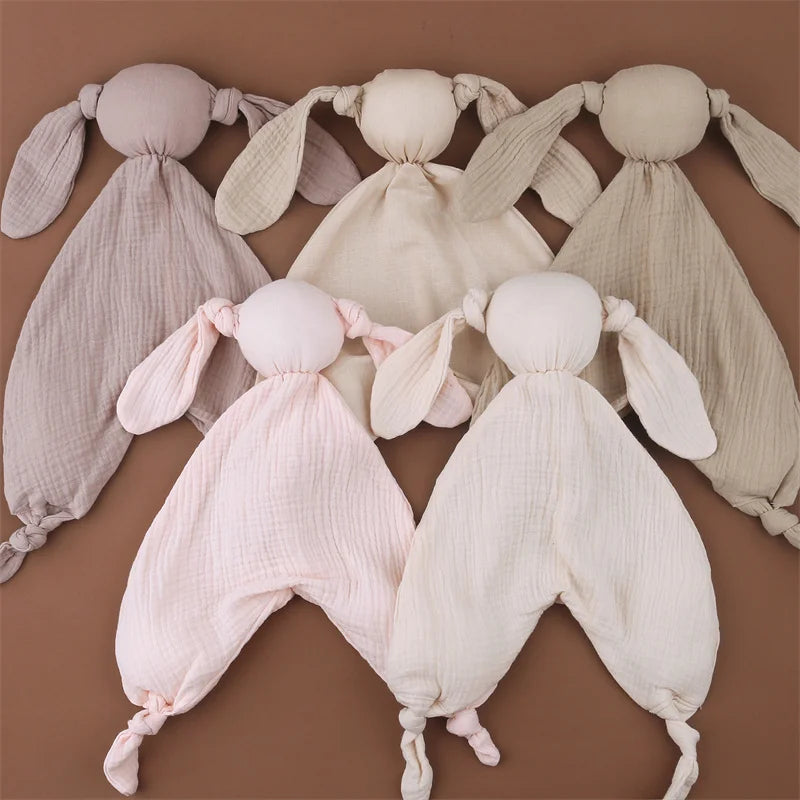 Soft Newborn Baby Sleeping Dolls Kids Cartoon Animal Bath Towel Sleep Toy Soothe Appease Towel Bib Burp Cloth Baby Accessories