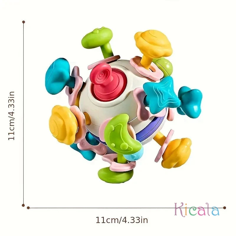 Baby Sensory Teething Toys Teethers for Babies 0 3 6 9 12 18 Months Infant Chew Rattles Toys Newborn Toddler Montessori Toy