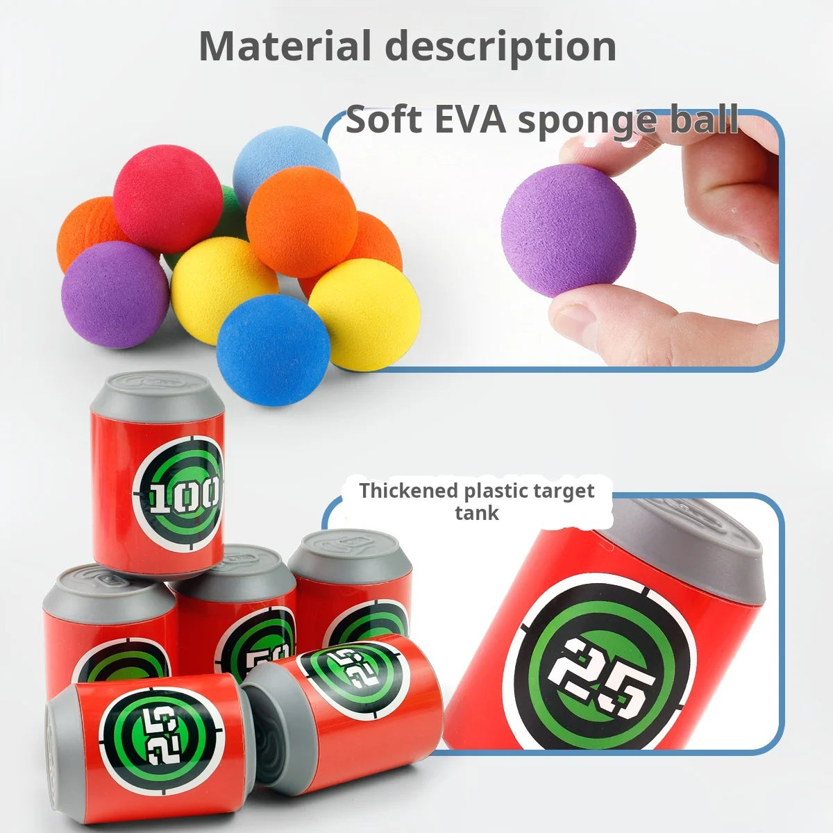Montessori Throw Sport Slingshot Target Sticky Ball Dartboard Basketball Board Games Educational Children's Outdoor Game Toy