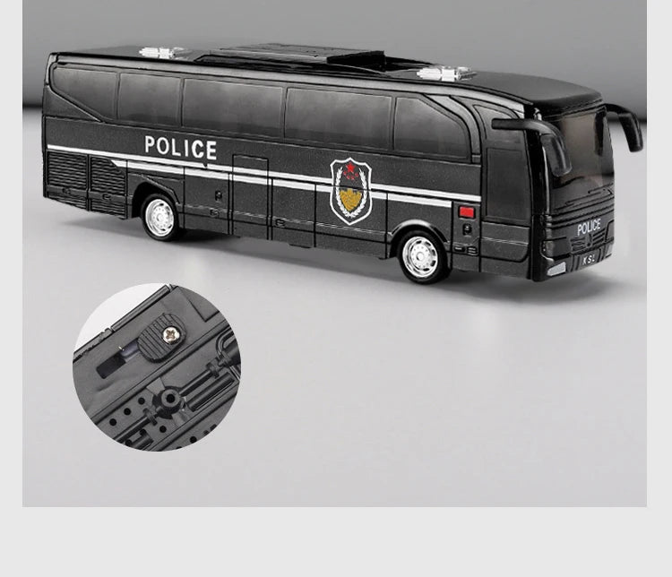 School Bus Toys Cars Plastics Little Cars City Bus With Sound And Light Up Friction Powered Cars Play Toys Gift For Kids