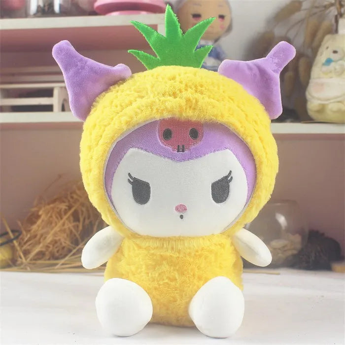 Sanrio Kuromi Fantasy Plush Toy Crane Gift toys for kids girl Gifts Plush Toys Plushie Stuffed Animal Patung Dolls pillow
