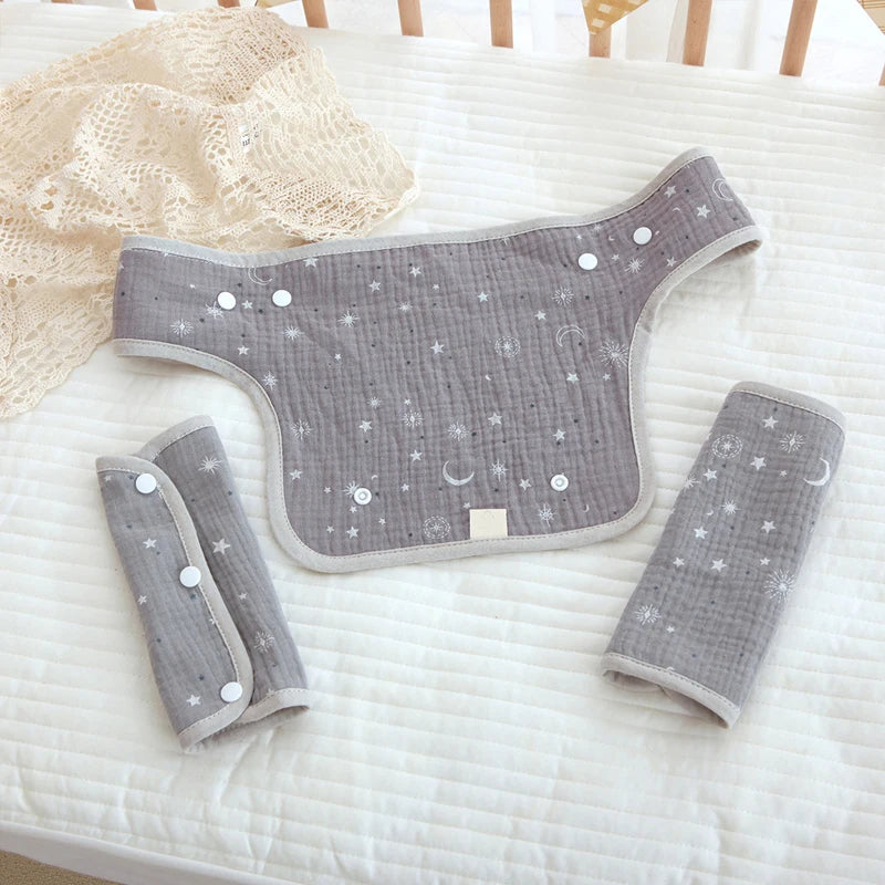 Baby Waist Stool Drool Bib Newborn Infants Teething Soft Cotton Pad Saliva Towel Multi-Function Baby Strap Dinner Dropshipping