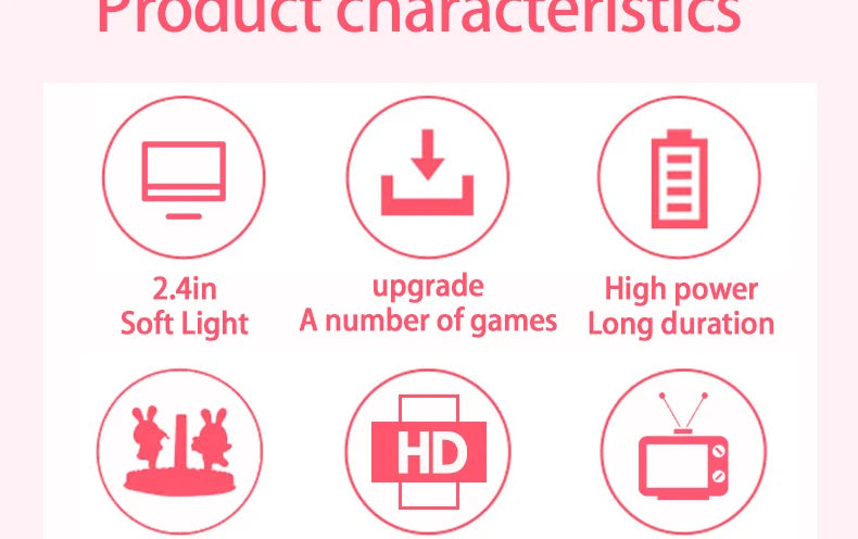 2.4 Inch LCD Screen Retro Video Game Console Built-in 400 In Handheld Portable Game Console Christmas Gift Christmas