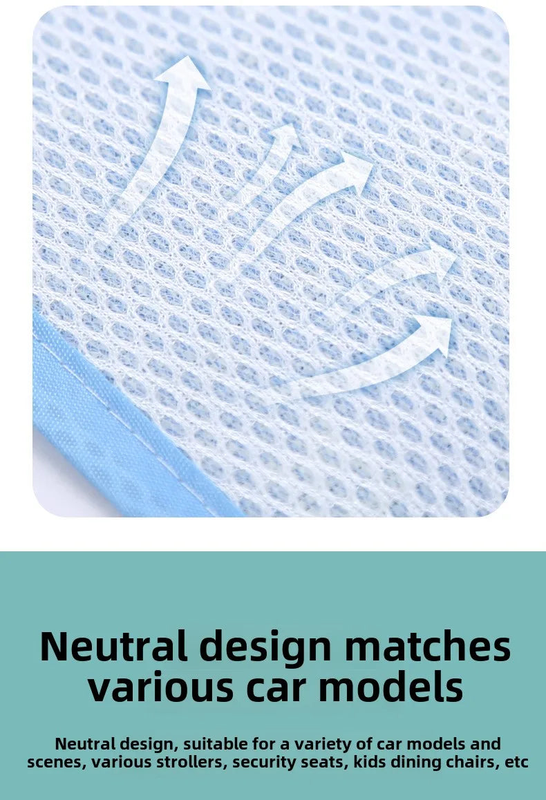 Universal Baby Stroller Seat Pad Summer Washable Cooling Mat Cushion for Stroller Car Seat High Chair Pushchair Sleeping Cushion