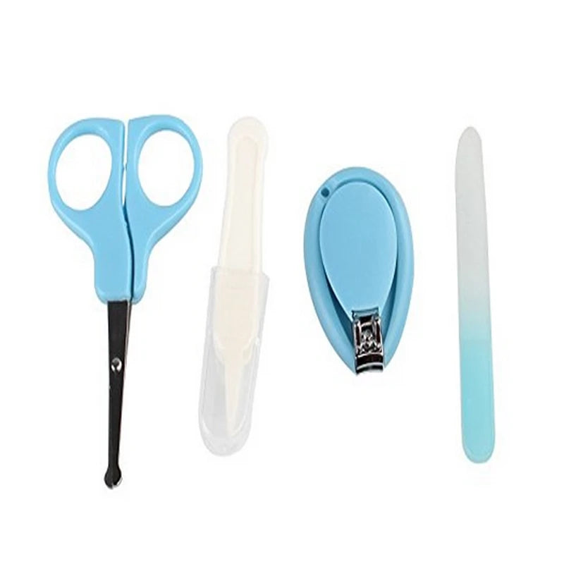 Newborn Baby Nail Scissor Baby Nail Care Tool Kid Safe Portable Nail Clipper Trimmer Tweezer with Box Children Manicure Kit