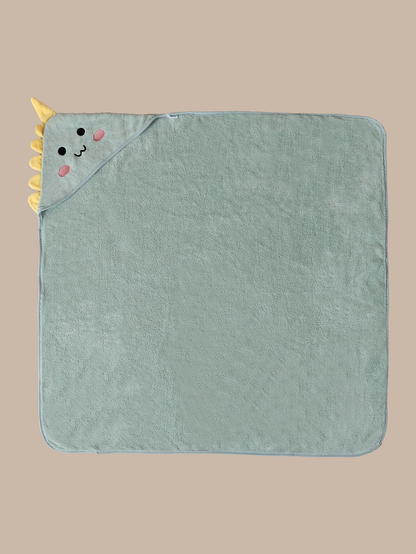 1 pack 31.5in*31.5in of baby bath towel canvas plain baby blanket, bathroom supplies, polyester fiber robe with strong water suf
