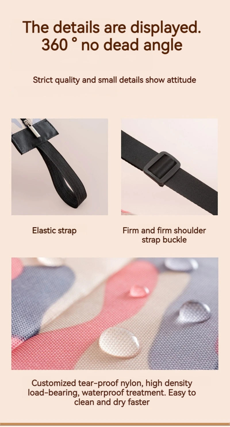 Foldable Mommy Bag Large Capacity Bag Environmental Protection Multi-Function Waterproof Bags Travel Baby Diaper Bag Baby Care